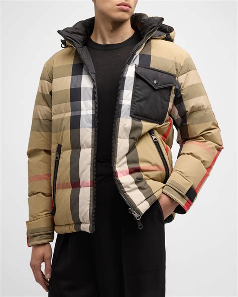 burberry nylon jacket mens|Burberry winter jacket men.